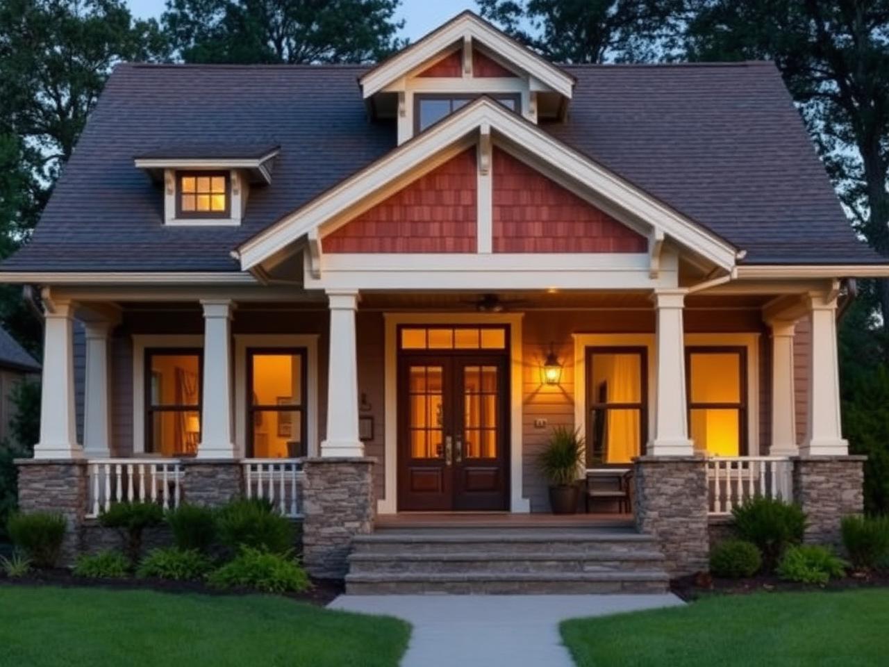 The Juniper Elevation B — Cedar shingle exterior